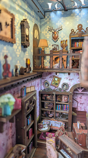Salton's Retro Bookstore Wooden Book Nook Kit F07AM15-8-68060