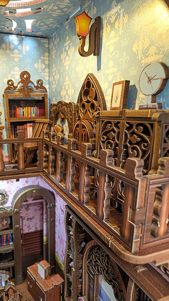Salton's Retro Bookstore Wooden Book Nook Kit F07AM15-8-68060