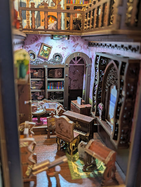 Salton's Retro Bookstore Wooden Book Nook Kit F07AM15-8-68060