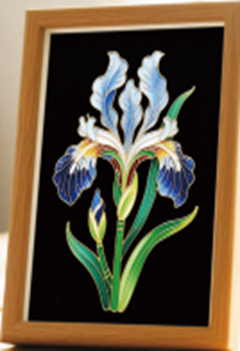 Irises Cloisonne Art Kit F07AM3-19-12