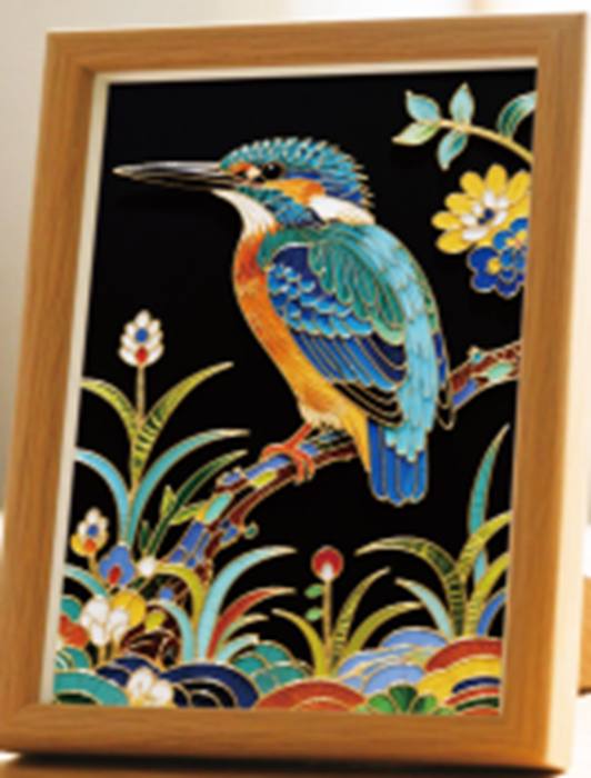 Kingfisher Cloisonne Art Kit F07AM3-19-15