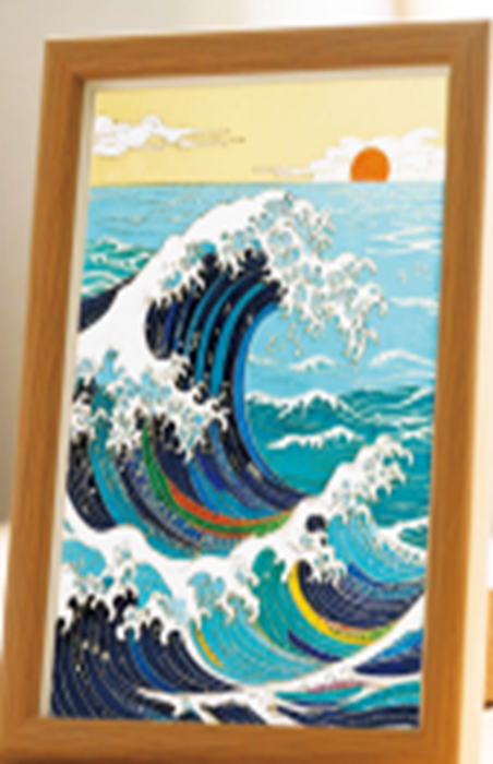 The Great Wave Cloisonne Art Kit F07AM3-19-16