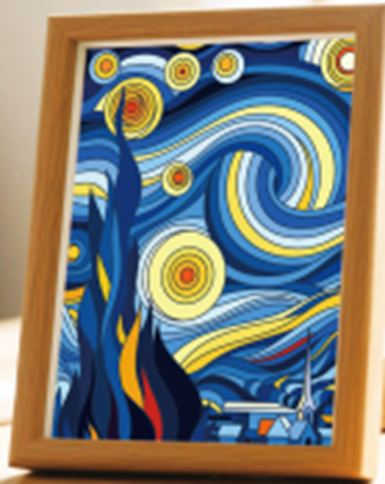 The Starry Night Cloisonne Art Kit F07AM3-19-3