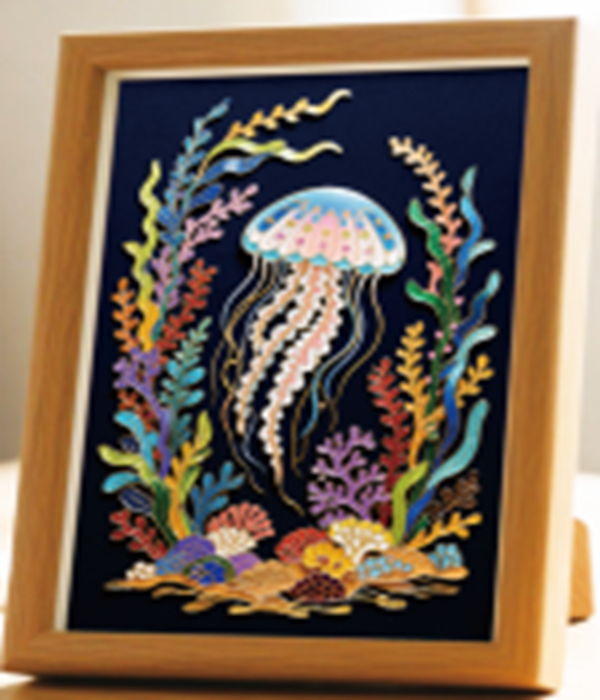 Jellyfish Cloisonne Art Kit F07AM3-19-5