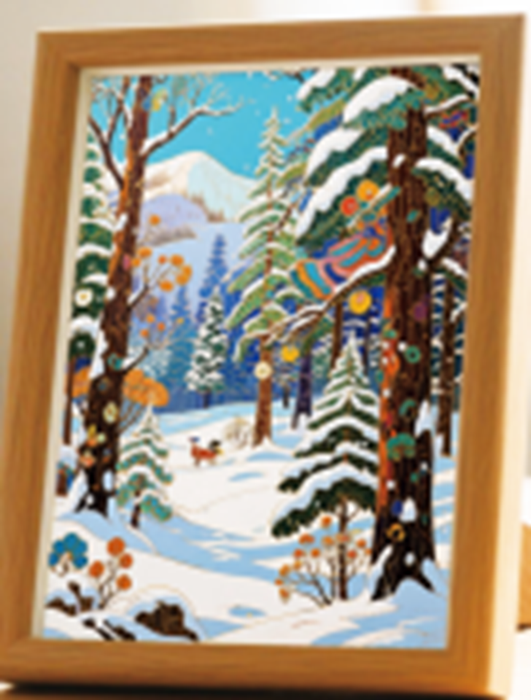 Winter Glow Cloisonne Art Kit F07AM3-19-6