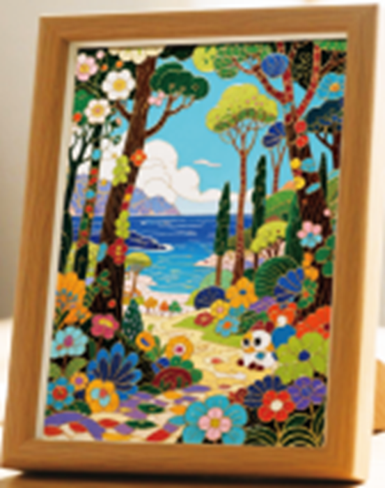Coastal Promenade Cloisonne Art Kit F07AM3-19-7