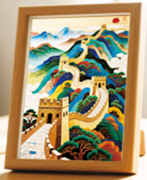 The Great Wall of China Cloisonne Art Kit F07AM3-19-8
