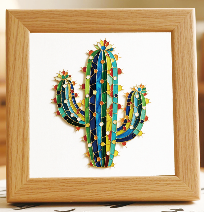 Cactus Cloisonne Art Kit F07AM3-20-11