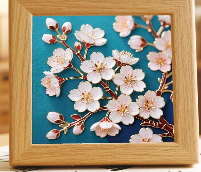 Almond Blossom Cloisonne Art Kit F07AM3-20-12