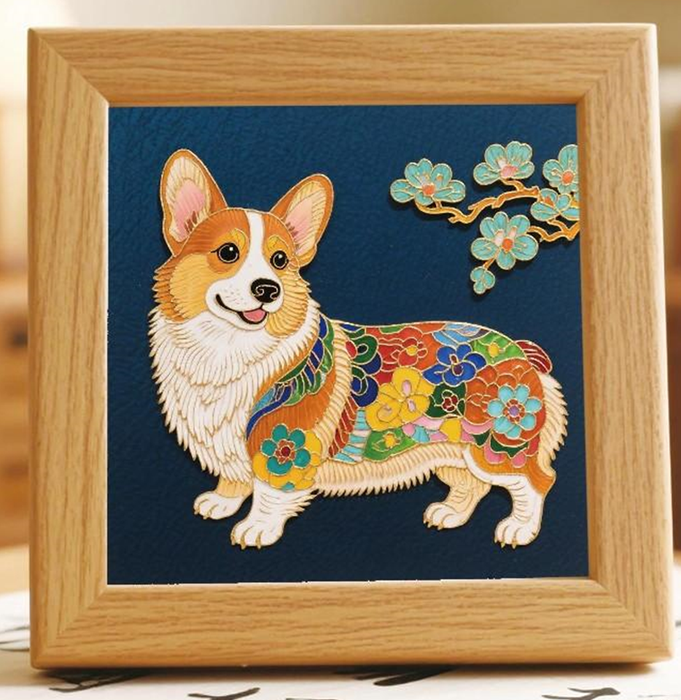 Corgi Cloisonne Art Kit F07AM3-20-2