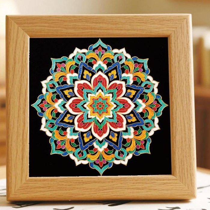 Geometric Mandala N2 Cloisonne Art Kit F07AM3-20-5