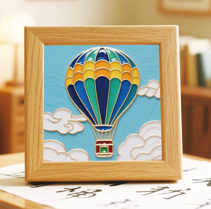 Hot Air Balloon Cloisonne Art Kit F07AM3-21-11