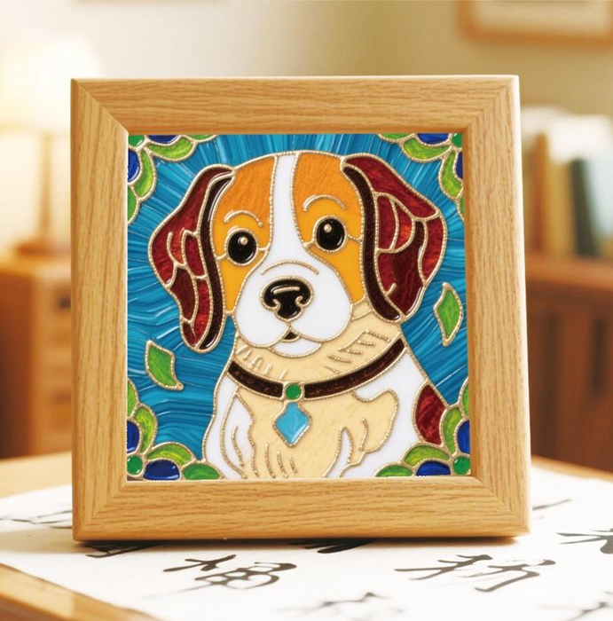 Beagle Cloisonne Art Kit F07AM3-21-1