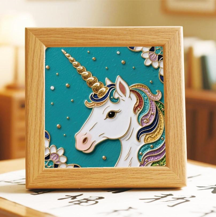 Unicorn Cloisonne Art Kit F07AM3-21-3