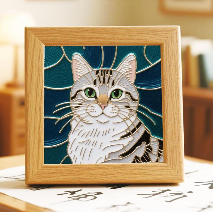 Cat Cloisonne Art Kit F07AM3-21-6