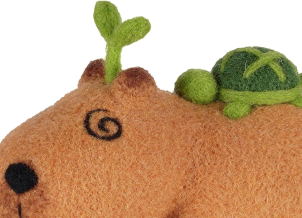 Capybara with Turtle Needle Felting Kit F07AM3-496