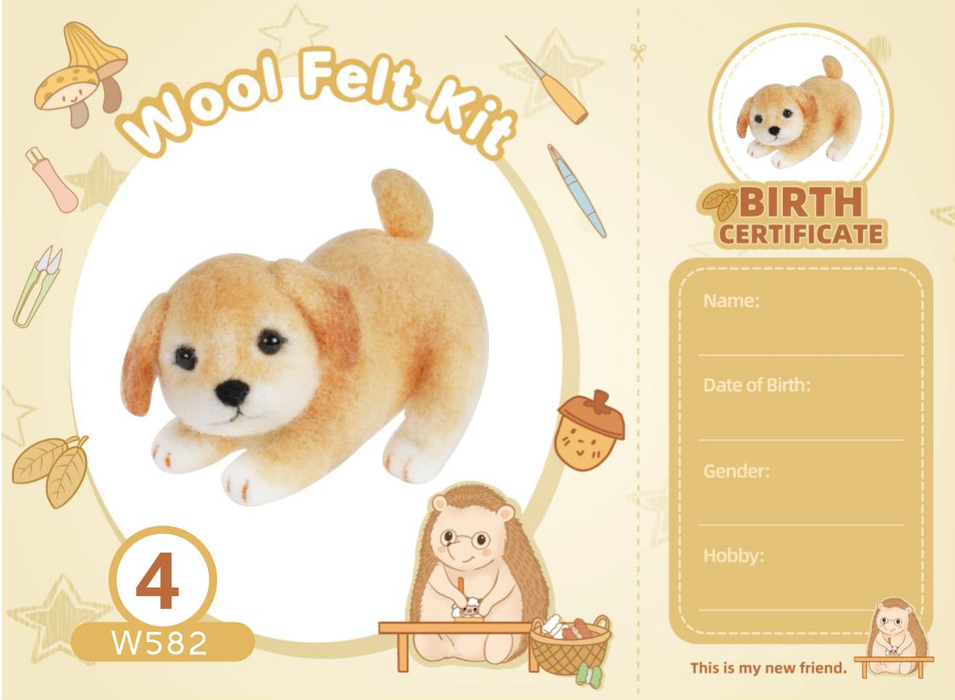 Golden Retriever Felting Kit F07AM3-550-N4