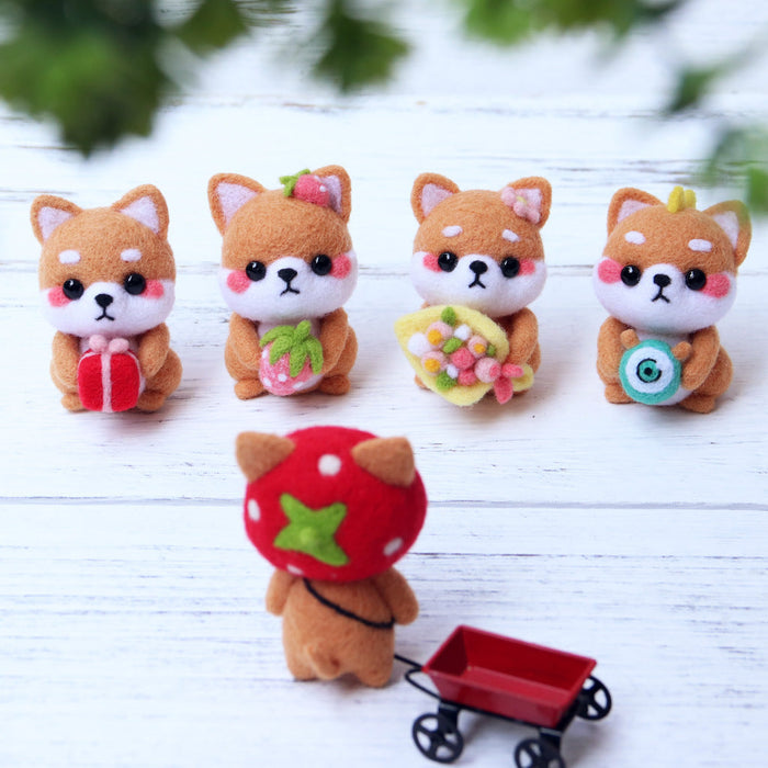 Bouquet Puppy Needle Felting Kit F07AM3-58