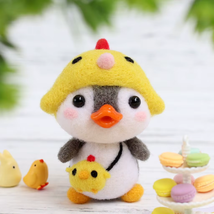 Chick Duckling Needle Felting Kit F07AM3-62