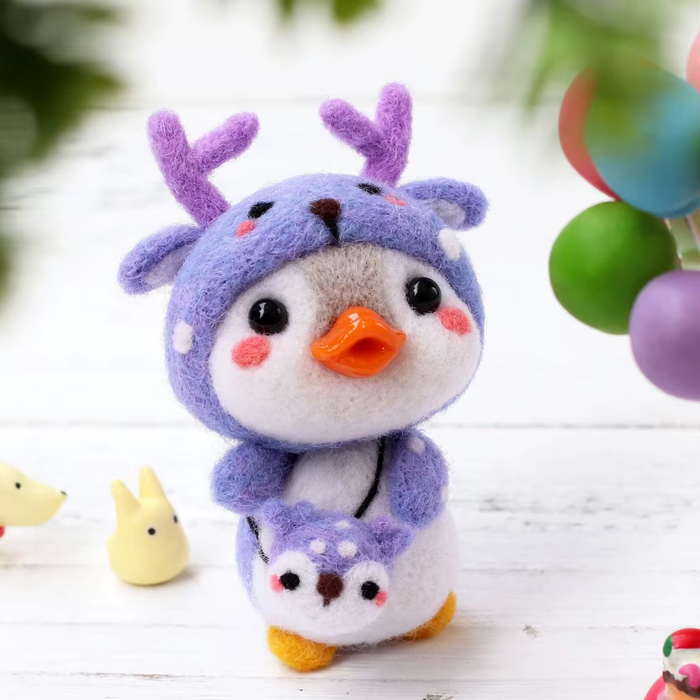 Reindeer Duckling Needle Felting Kit F07AM3-70