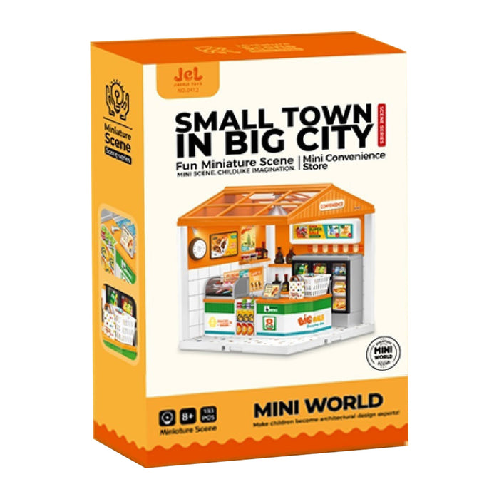 Convenience Store Miniature Dollhouse Kit F07AM7-13-0412
