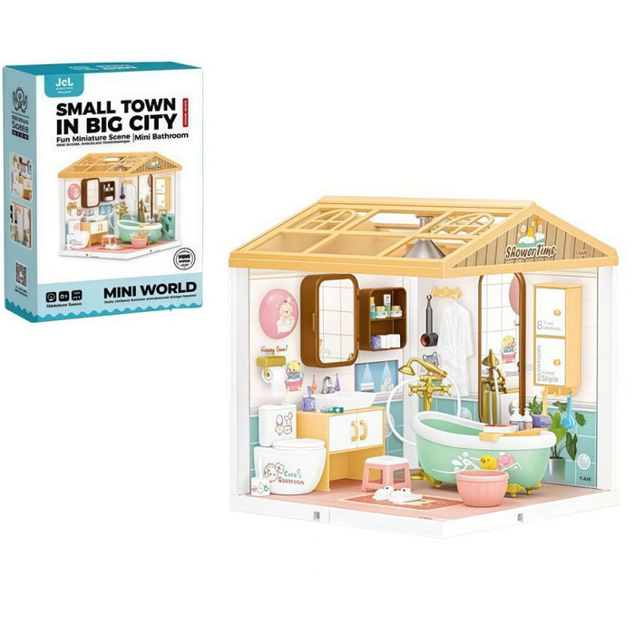 Bathroom Miniature Dollhouse Kit F07AM7-16-0416
