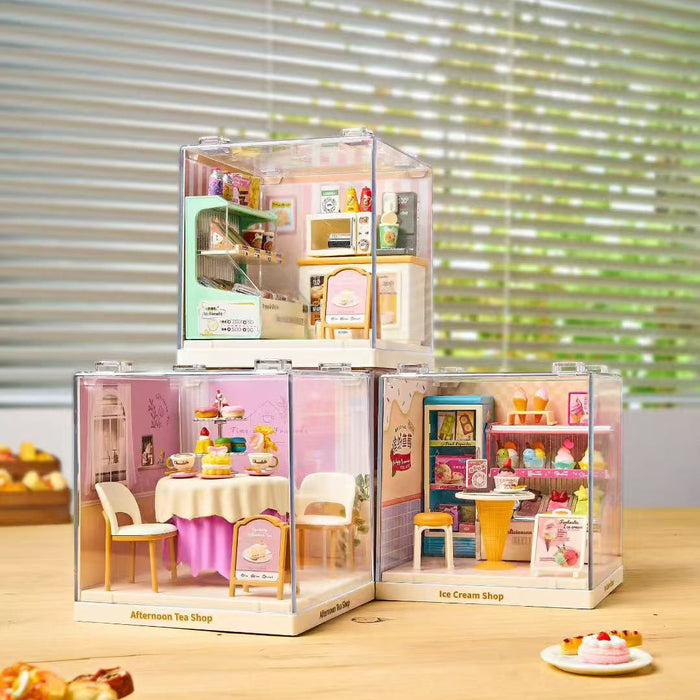 Train Carriage Miniature Dollhouse Kit F07AM7-23-8036
