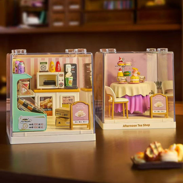 Train Carriage Miniature Dollhouse Kit F07AM7-23-8036
