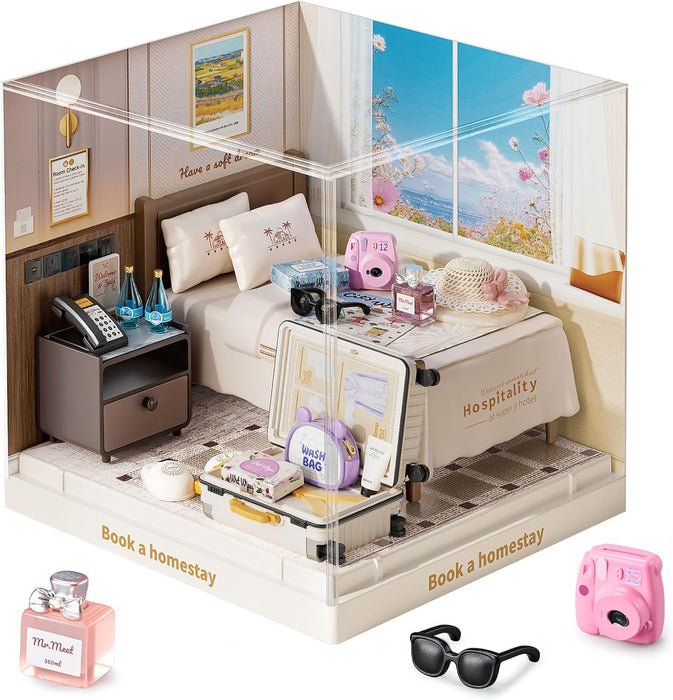 Book a Homestay Miniature Dollhouse Kit F07AM7-24-8038