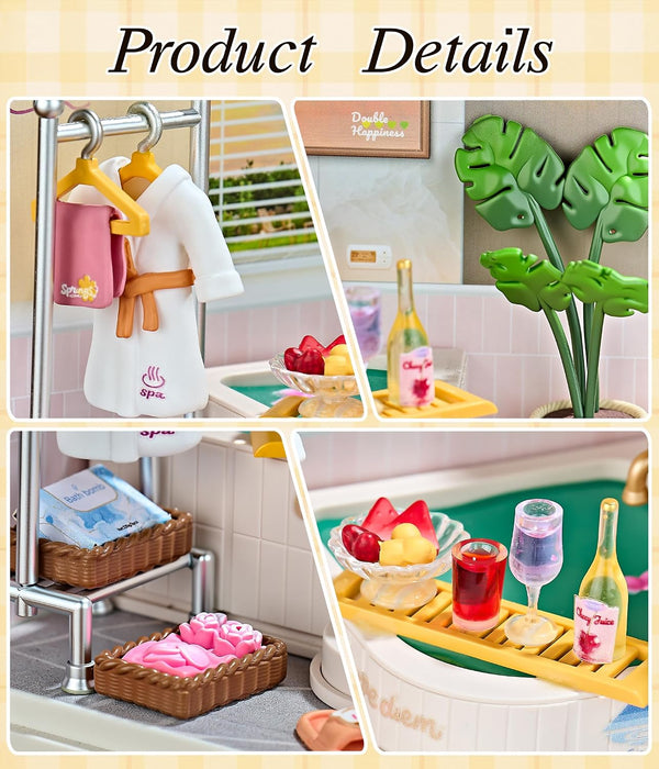 Hot Spring Miniature Dollhouse Kit F07AM7-26-8041