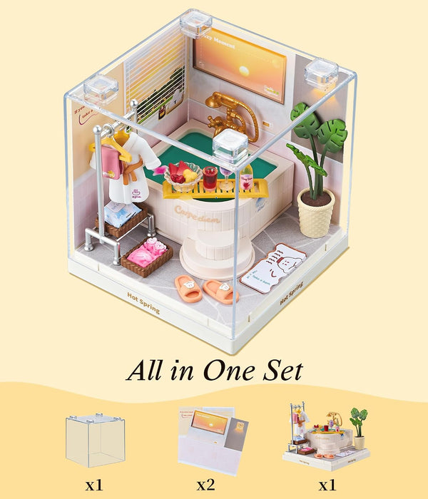 Hot Spring Miniature Dollhouse Kit F07AM7-26-8041