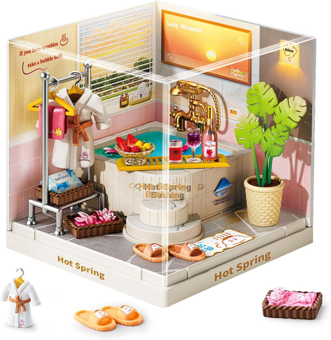 Hot Spring Miniature Dollhouse Kit F07AM7-26-8041