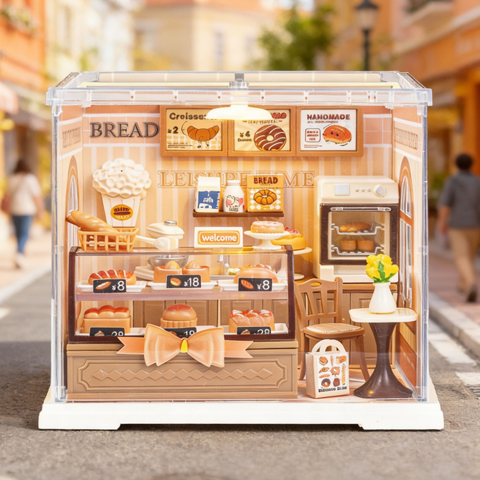 Little Bakery Miniature Dollhouse Kit F07AM7-29-804