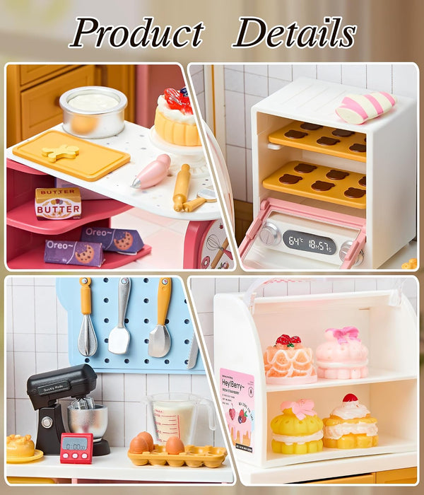 Bakery Shop Miniature Dollhouse Kit F07AM7-8-8008