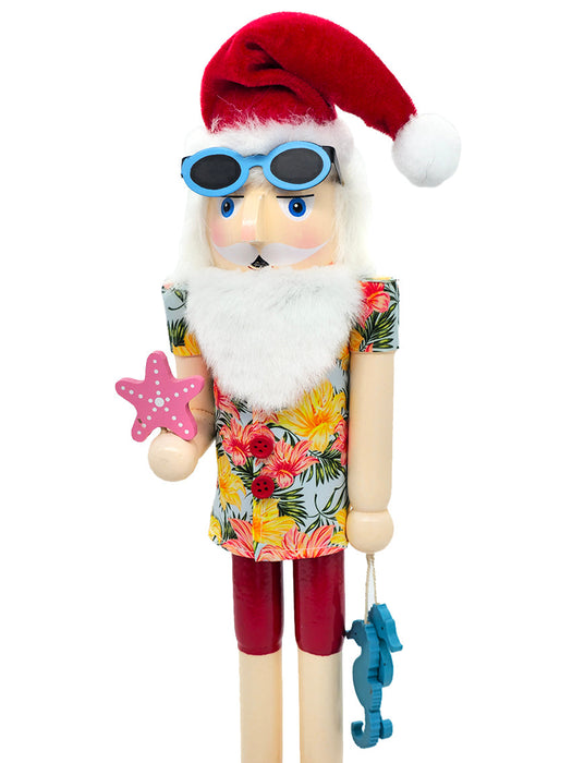 Seahorse Santa Wooden Nutcracker F07AM9-1-N01044A