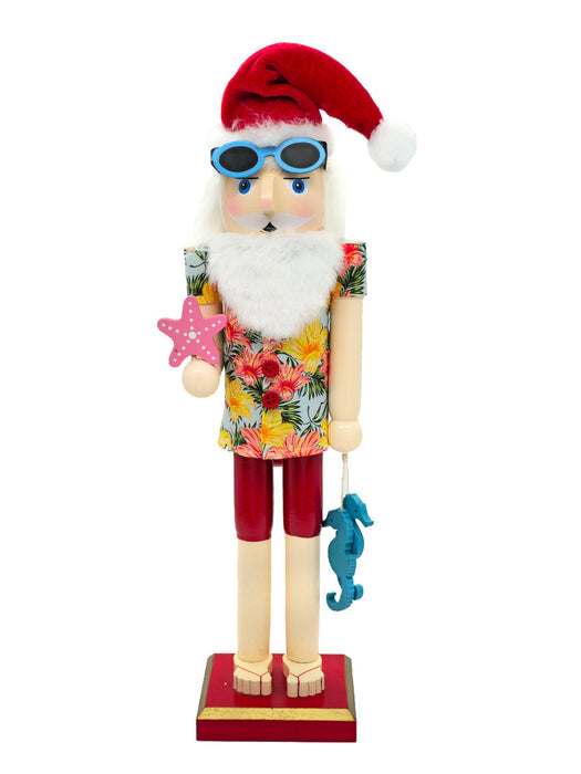 Seahorse Santa Wooden Nutcracker F07AM9-1-N01044A