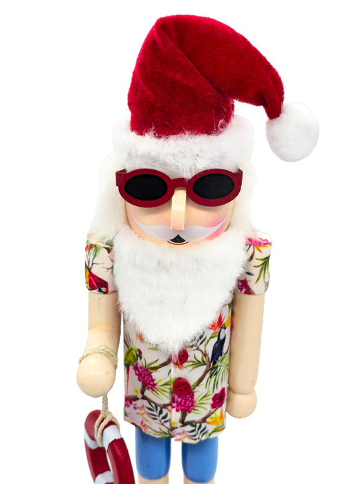 Lifebuoy Santa Wooden Nutcracker F07AM9-1-N01044B