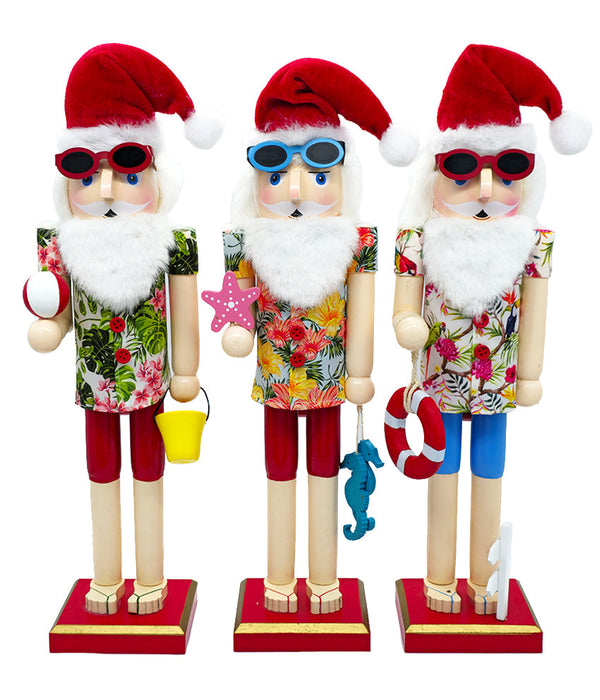 Lifebuoy Santa Wooden Nutcracker F07AM9-1-N01044B