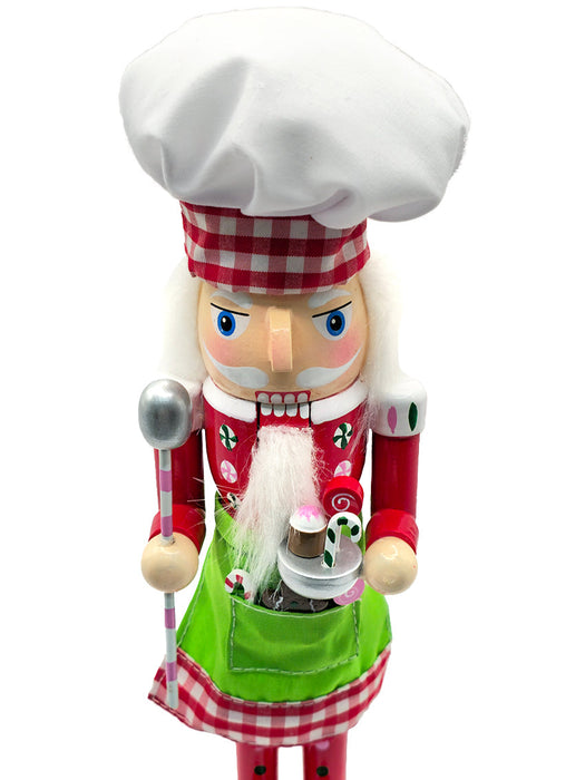 Mixing Bowl Chef Wooden Nutcracker F07AM9-12-N01109B