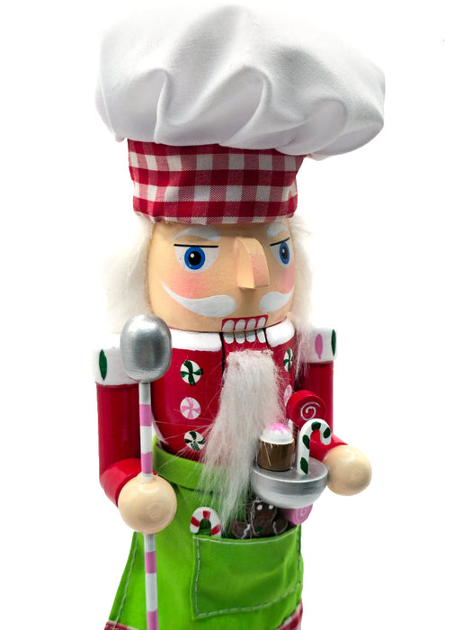 Mixing Bowl Chef Wooden Nutcracker F07AM9-12-N01109B