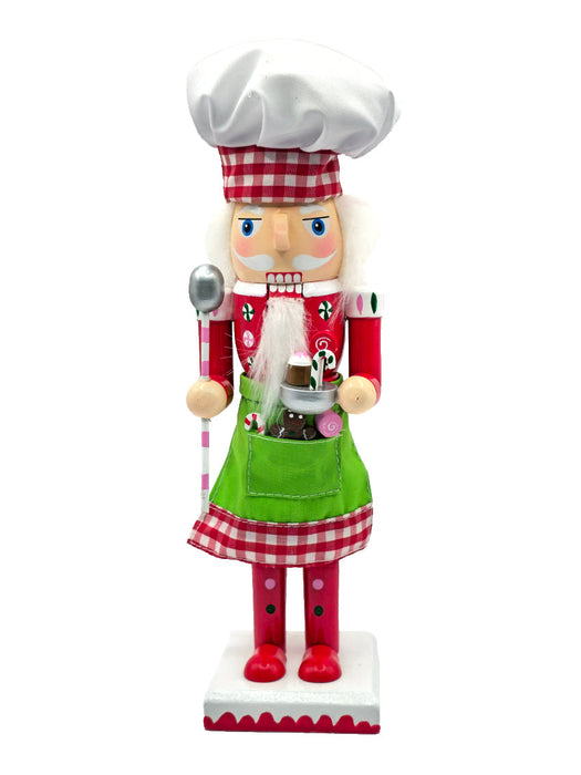 Mixing Bowl Chef Wooden Nutcracker F07AM9-12-N01109B