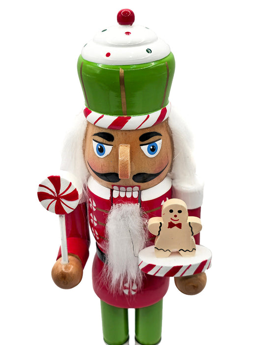 Peppermint Wooden Nutcracker F07AM9-13-XC4617A