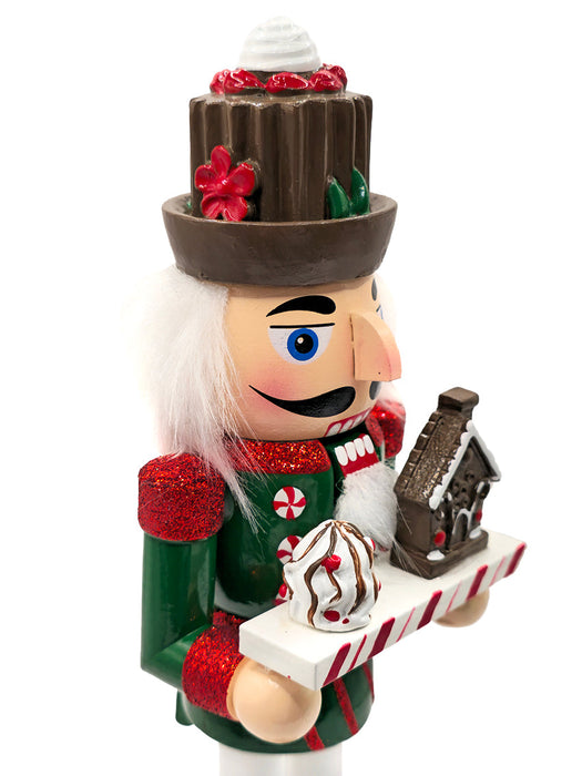 Gingerbread House Wooden Nutcracker F07AM9-13-XC4617B