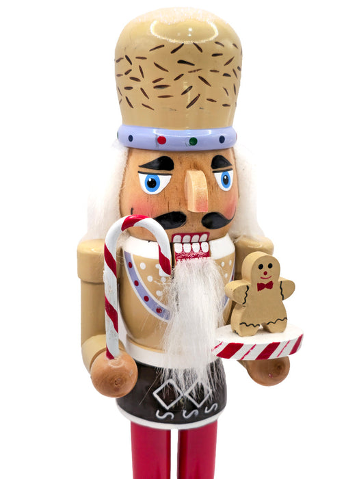 Candy Cane Wooden Nutcracker F07AM9-13-XC4617D