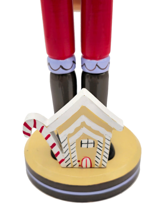 Candy Cane Wooden Nutcracker F07AM9-13-XC4617D