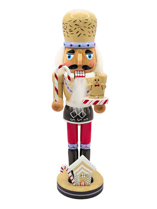 Candy Cane Wooden Nutcracker F07AM9-13-XC4617D