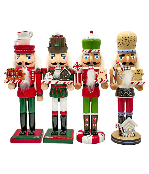 Peppermint Wooden Nutcracker F07AM9-13-XC4617A