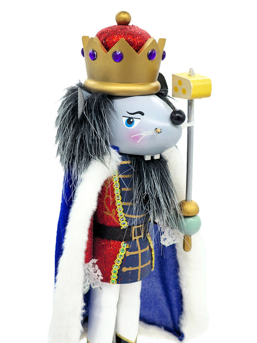 Mouse King Wooden Nutcracker F07AM9-14-N01015A