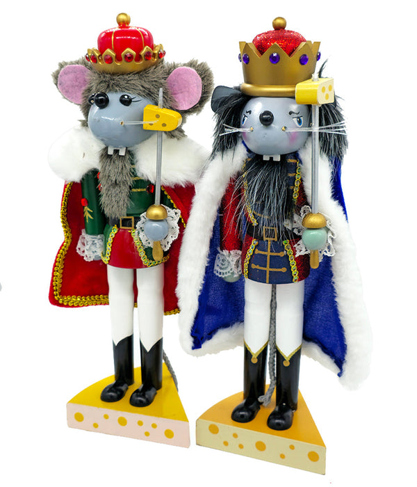 Mouse King Wooden Nutcracker F07AM9-14-N01015A