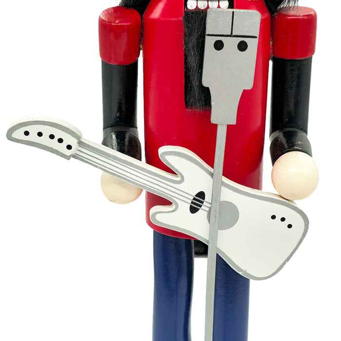 Rock Bassist Wooden Nutcracker F07AM9-16-XC4620C